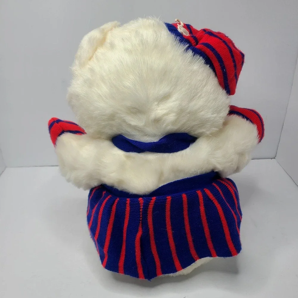 Vintage 1990 Kmart Dan Dee Santas Club Christmas Bear Stuffed‎ Animal Plush